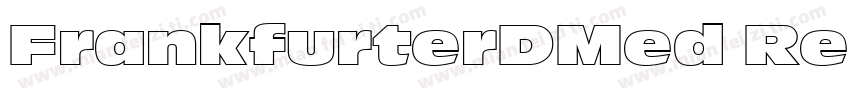 FrankfurterDMed Regu字体转换